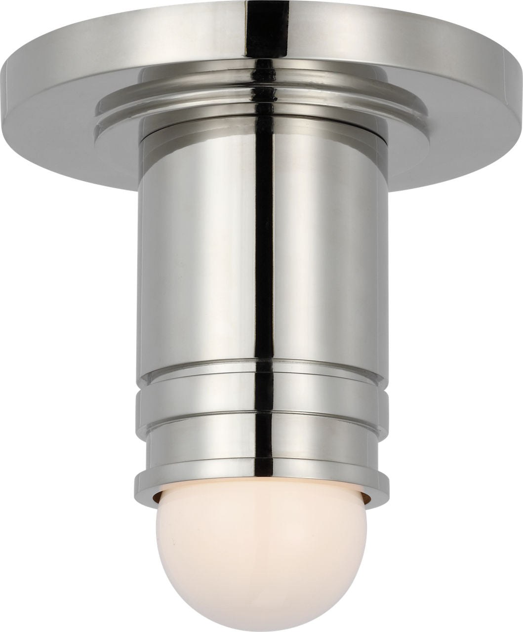 Top Hat Mini Monopoint Flush Mount | Polished Nickel