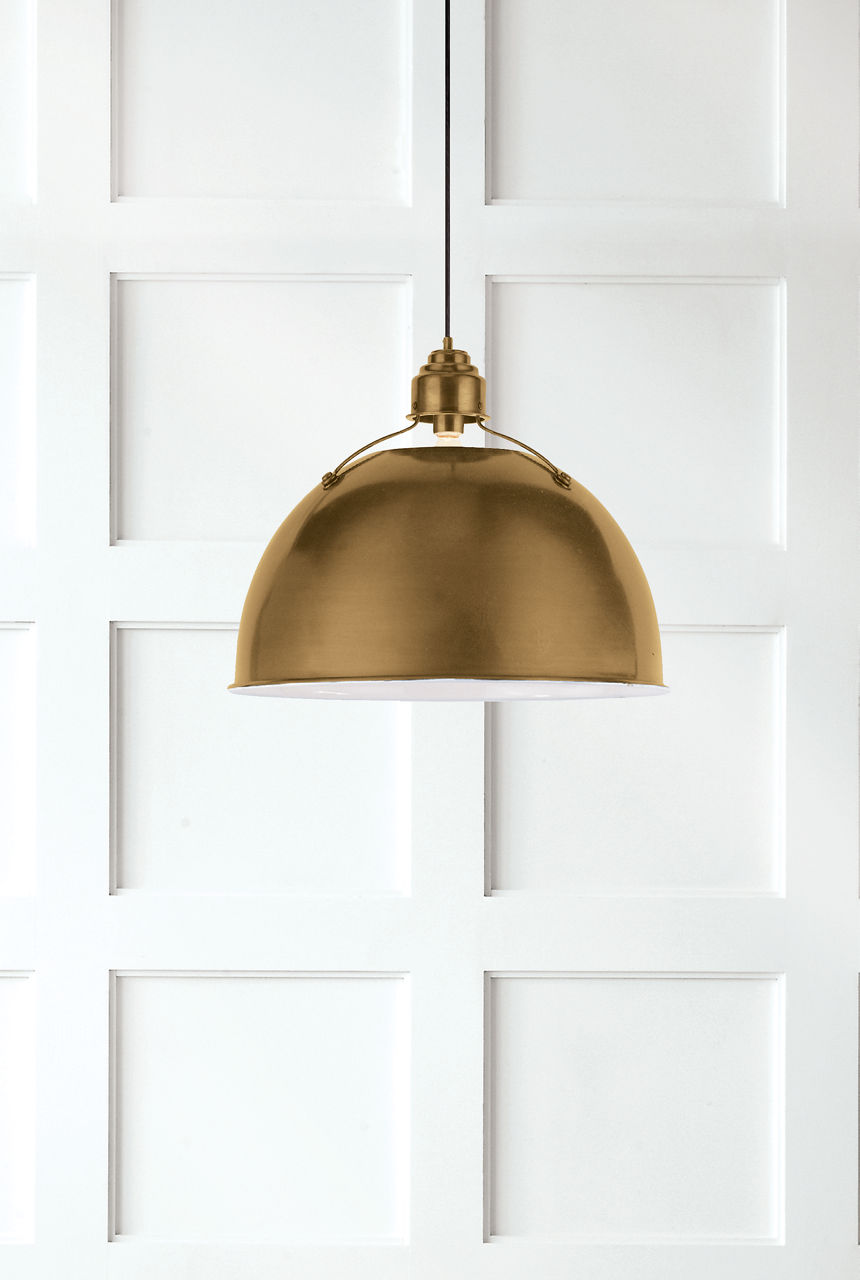 Eugene Large Pendant | Hand-Rubbed Antique Brass