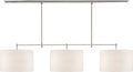Bryant Large Billiard | Polished Nickel | Linen Shades