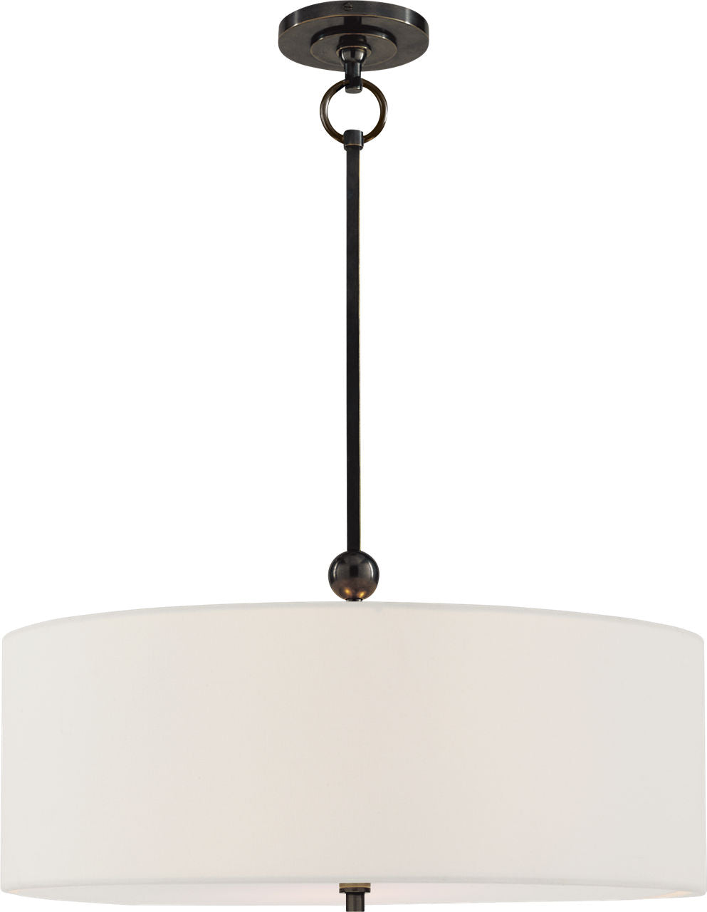 Reed Hanging Shade | Bronze | Linen Shade