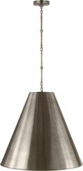 Goodman Large Hanging Lamp | Antique Nickel | Antique Nickel Shade