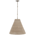 Goodman Large Hanging Lamp | Antique Nickel | Ash Shade