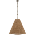 Goodman Large Hanging Lamp | Antique Nickel | Toast Shade