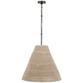 Goodman Large Hanging Lamp | Bronze | Ash Shade