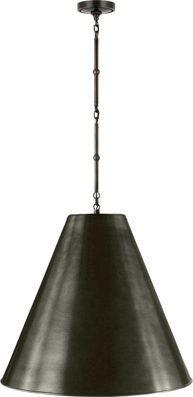 Goodman Large Hanging Lamp | Bronze | Bronze Shade