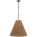 Goodman Large Hanging Lamp | Bronze | Toast Shade