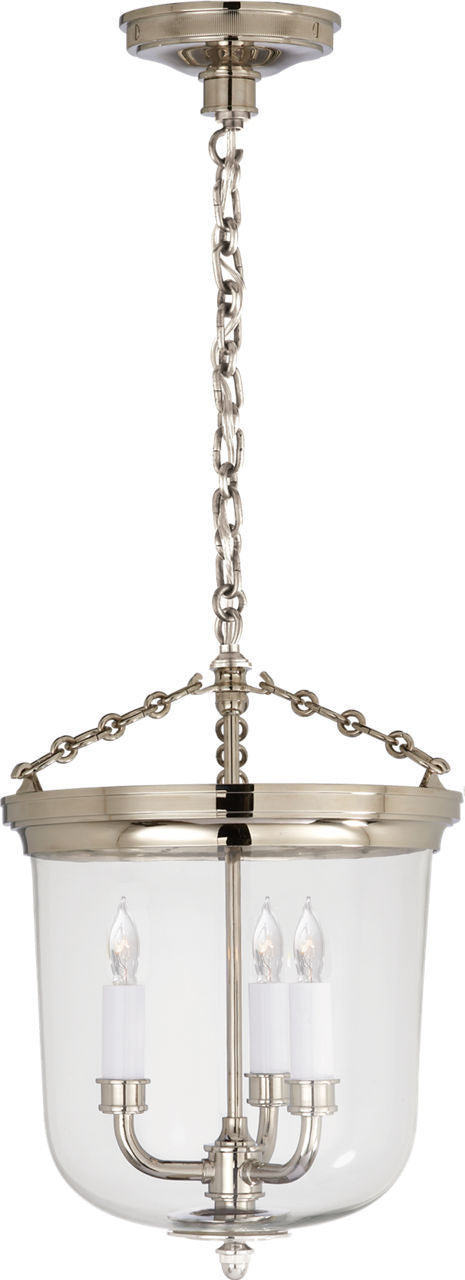 Merchant Lantern | Polished Nickel | Clear Glass