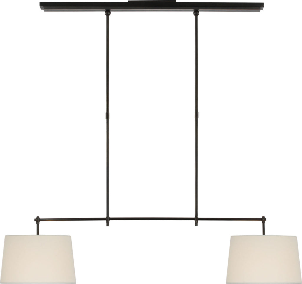 Bryant Medium Billiard | Bronze | Linen Shades