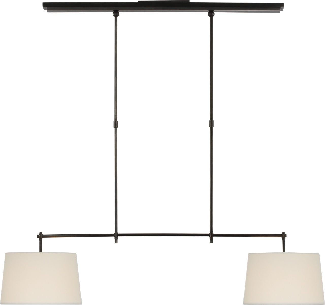 Bryant Medium Billiard | Bronze | Linen Shades