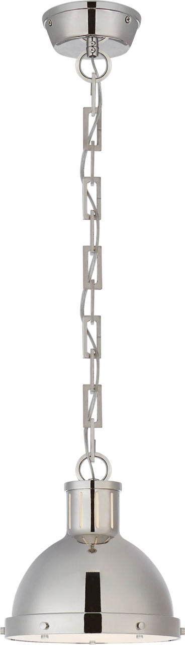 Hicks Small Pendant | Polished Nickel | Acrylic Diffuser