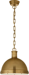 Hicks Large Pendant | Hand-Rubbed Antique Brass | Acrylic Diffuser
