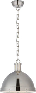 Hicks Large Pendant | Polished Nickel | Acrylic Diffuser
