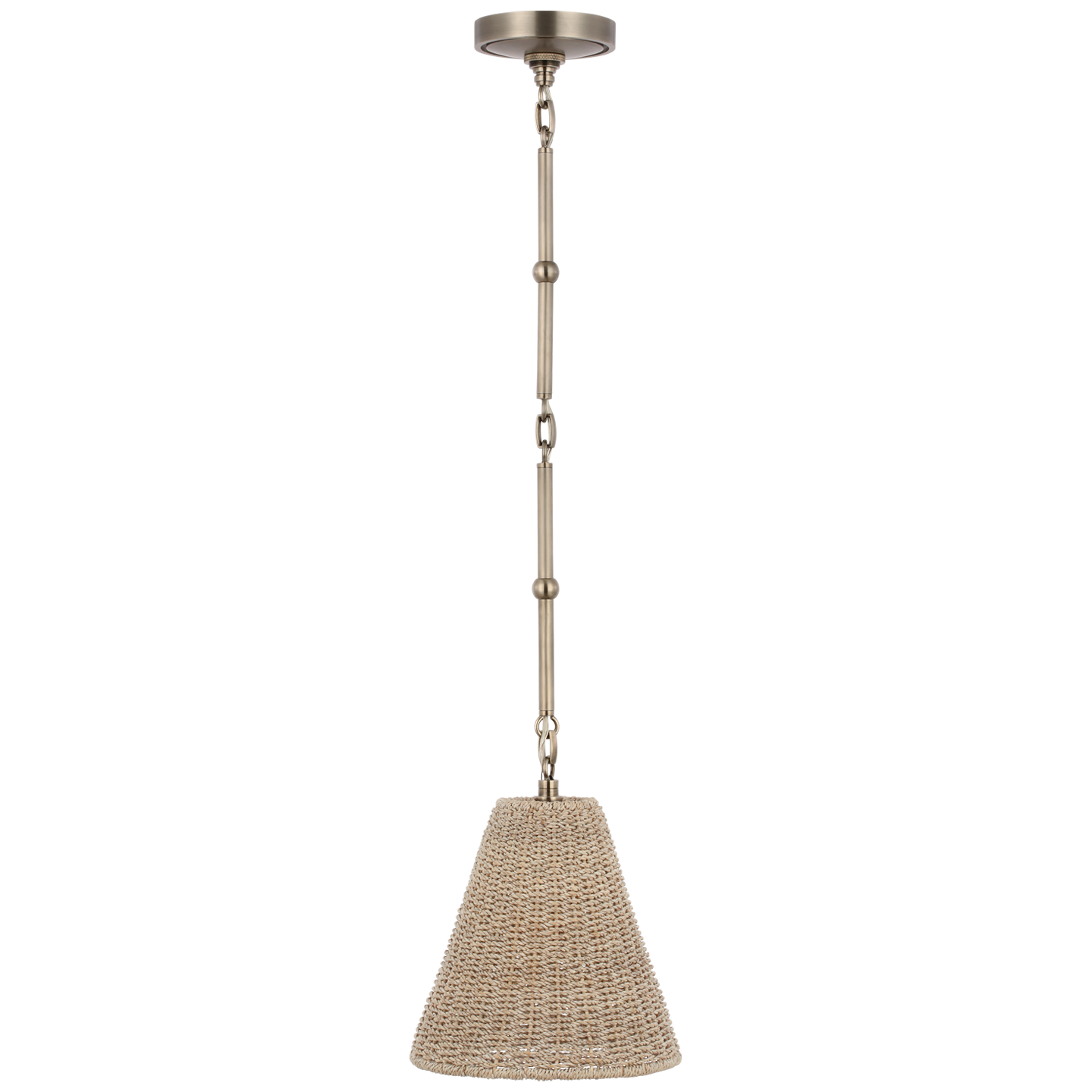 Goodman Petite Hanging Shade | Antique Nickel | Ash Shade
