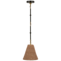 Goodman Petite Hanging Shade | Bronze and Hand-Rubbed Antique Brass | Toast Shade