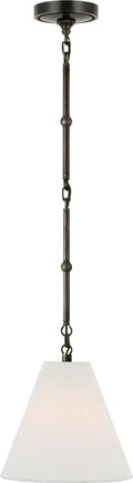 Goodman Petite Hanging Shade | Bronze | Linen Shade