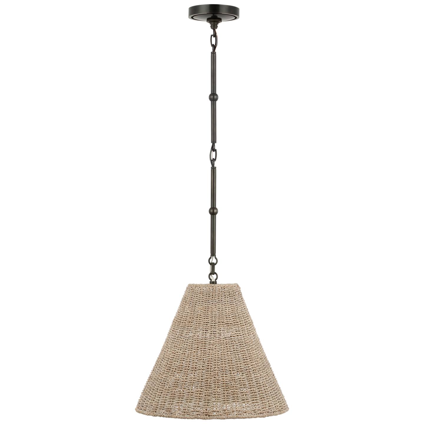 Goodman Small Hanging Light | Bronze | Ash Shade