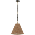 Goodman Small Hanging Light | Bronze and Hand-Rubbed Antique Brass | Toast Shade