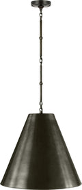 Goodman Medium Hanging Light | Bronze | Bronze Shade