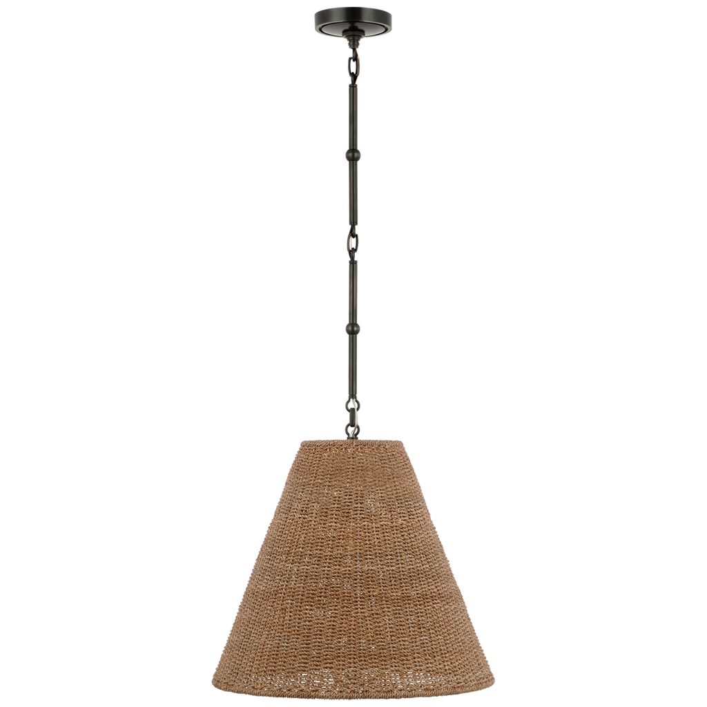 Goodman Medium Hanging Light | Bronze | Toast Shade