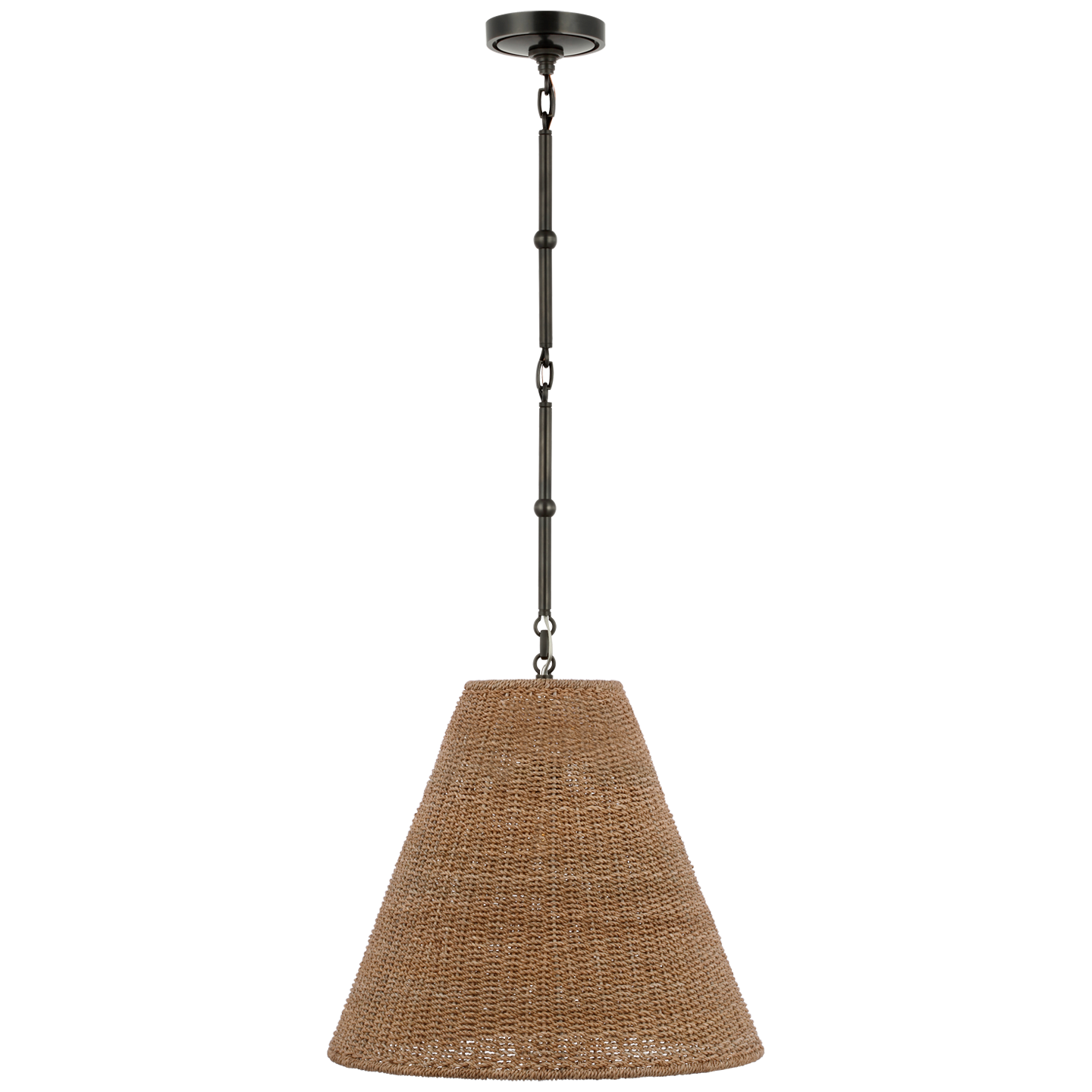 Goodman Medium Hanging Light | Bronze | Toast Shade