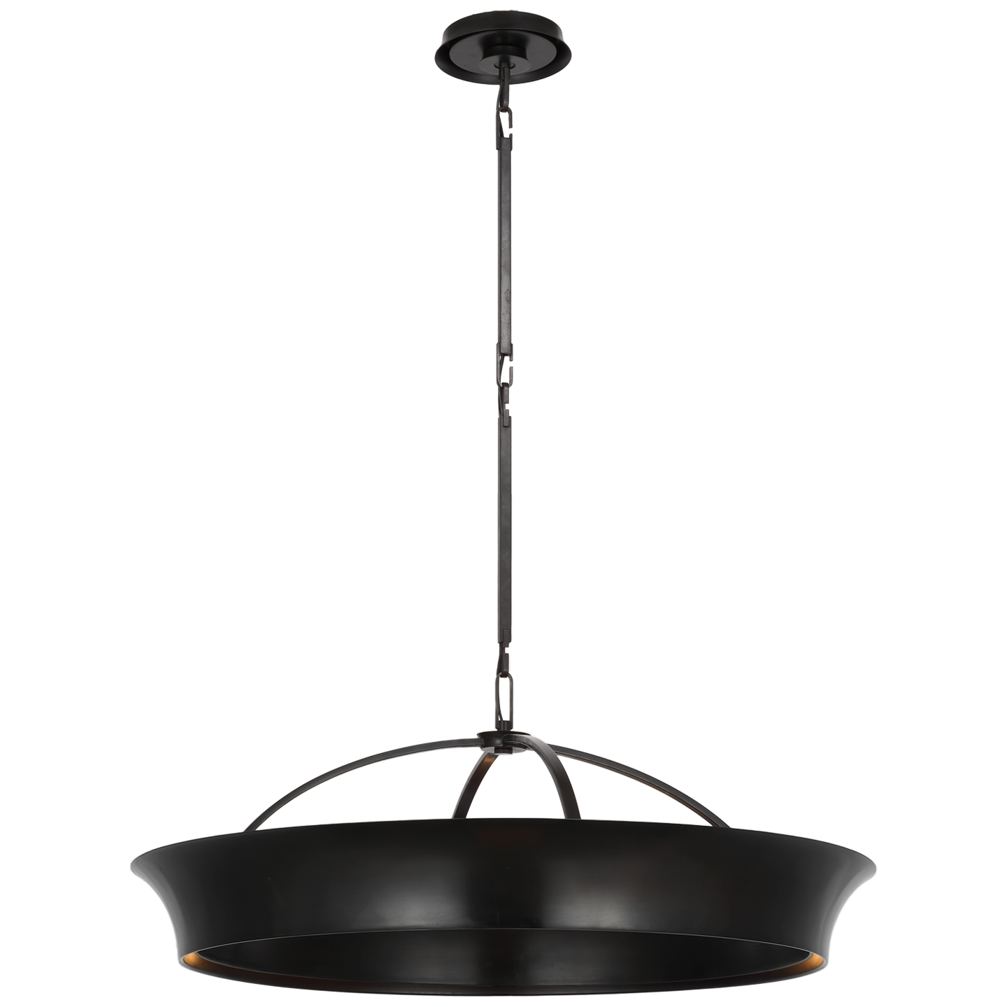 Garland 30" Dual Lit Ring Chandelier | Aged Iron