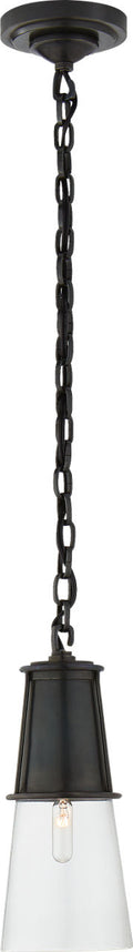 Robinson Small Pendant | Bronze | Clear Glass