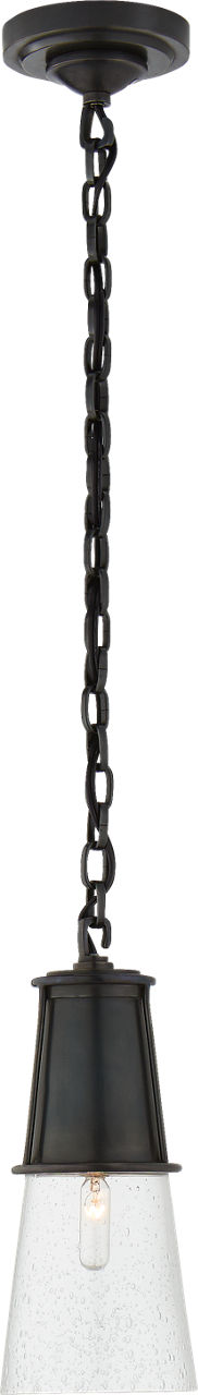 Robinson Small Pendant | Bronze | Seeded Glass