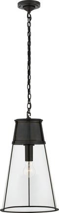 Robinson Large Pendant | Bronze | Clear Glass