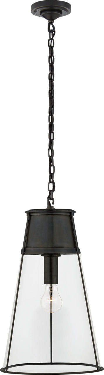Robinson Large Pendant | Bronze | Clear Glass