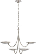Keira Medium Chandelier | Polished Nickel