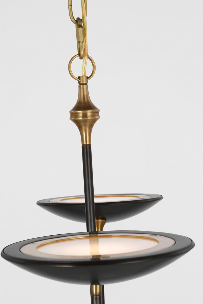 Keira XL Chandelier | Bronze and Hand-Rubbed Antique Brass