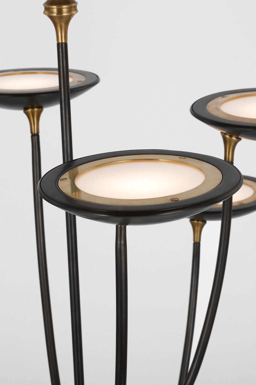 Keira XL Chandelier | Bronze and Hand-Rubbed Antique Brass
