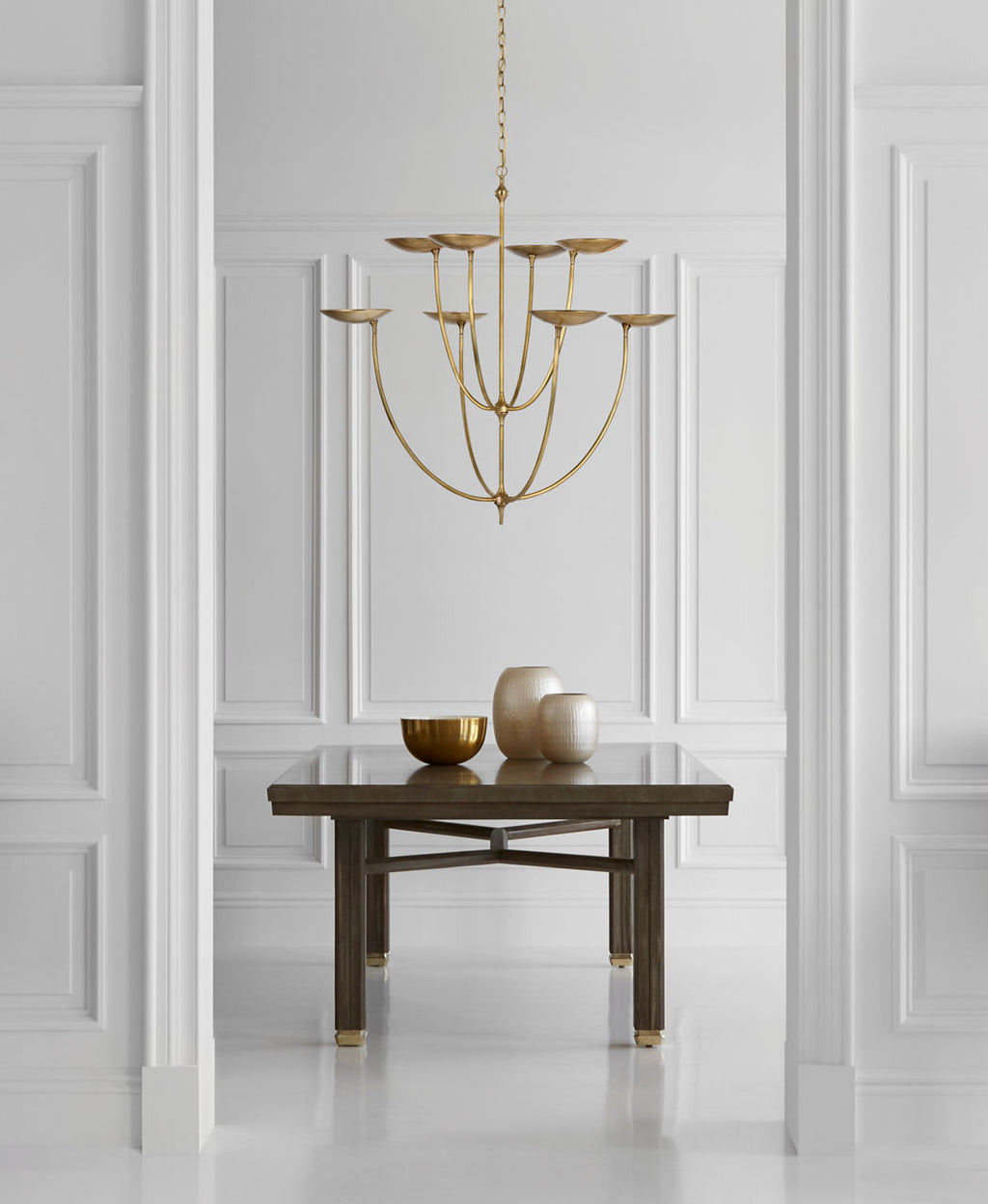 Keira XL Chandelier | Hand-Rubbed Antique Brass