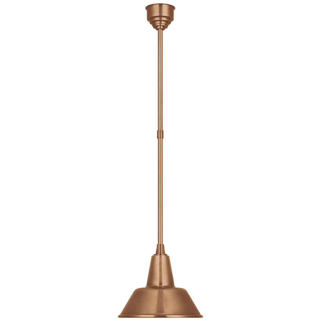 Academy Pendant | Soft Copper | 12.5" Bowers Shade
