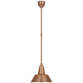 Academy Pendant | Soft Copper | 12.5" Bowers Shade