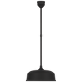 Academy Pendant | Matte Black | 16" Rockhouse Shade