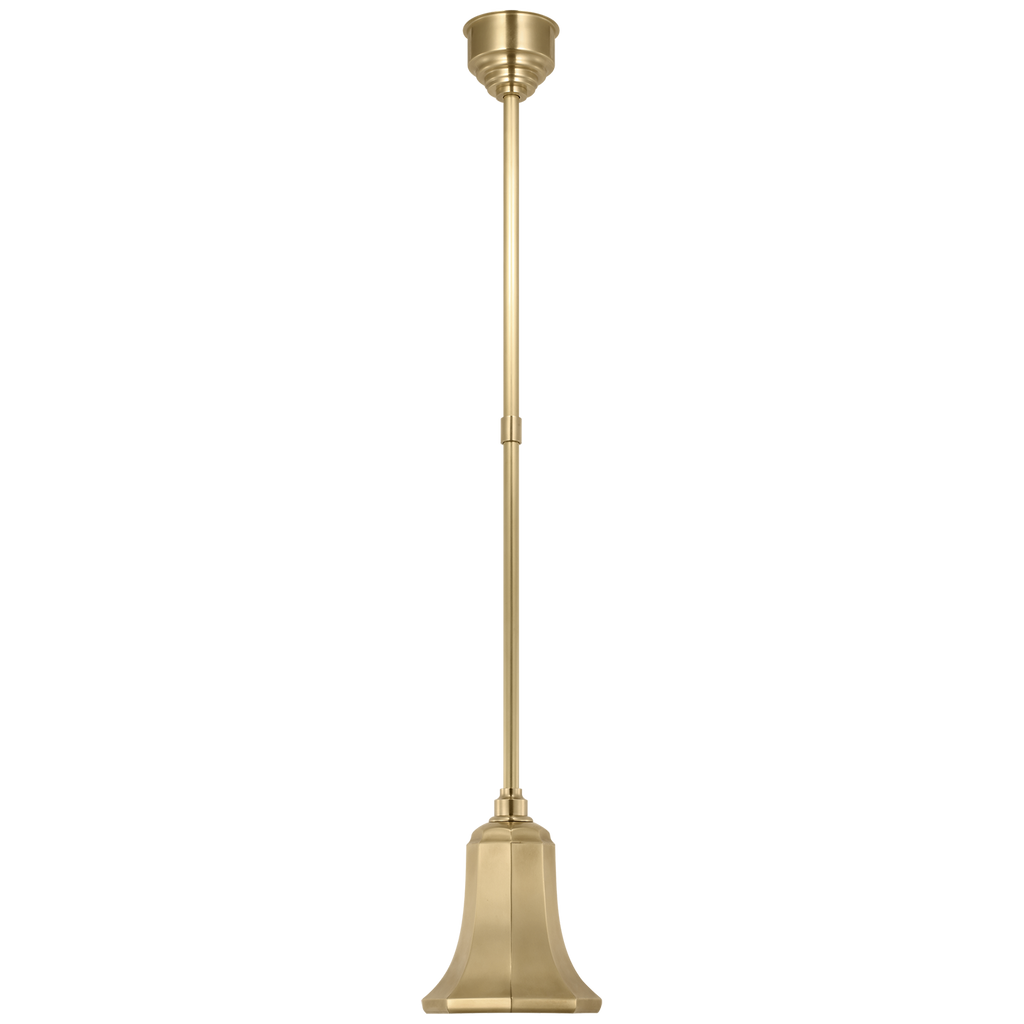 Academy Pendant | Hand-Rubbed Antique Brass | 7.5" Savannah Shade