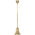 Academy Pendant | Hand-Rubbed Antique Brass | 7.5" Savannah Shade