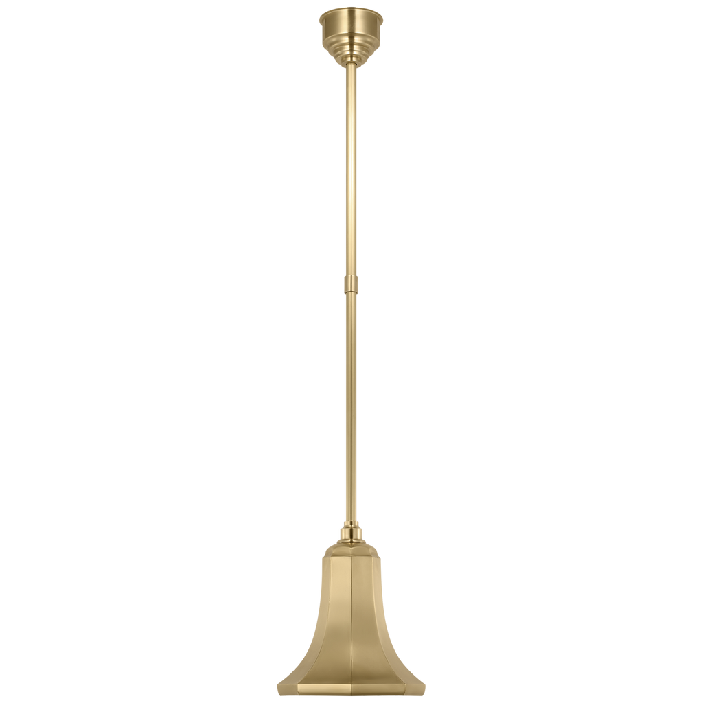 Academy Pendant | Hand-Rubbed Antique Brass | 9.25" Savannah Shade