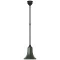 Academy Pendant | Matte Black | 9.25" Green Savannah Shade