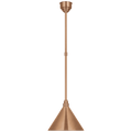 Academy Pendant | Soft Copper | 12.5" Conical Savannah Shade