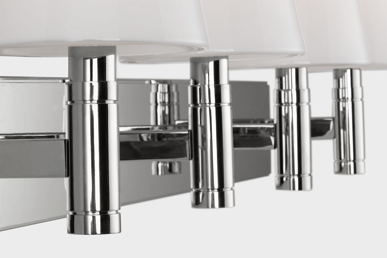 Beckham Classic 4 - Light Vanity | Polished Nickel