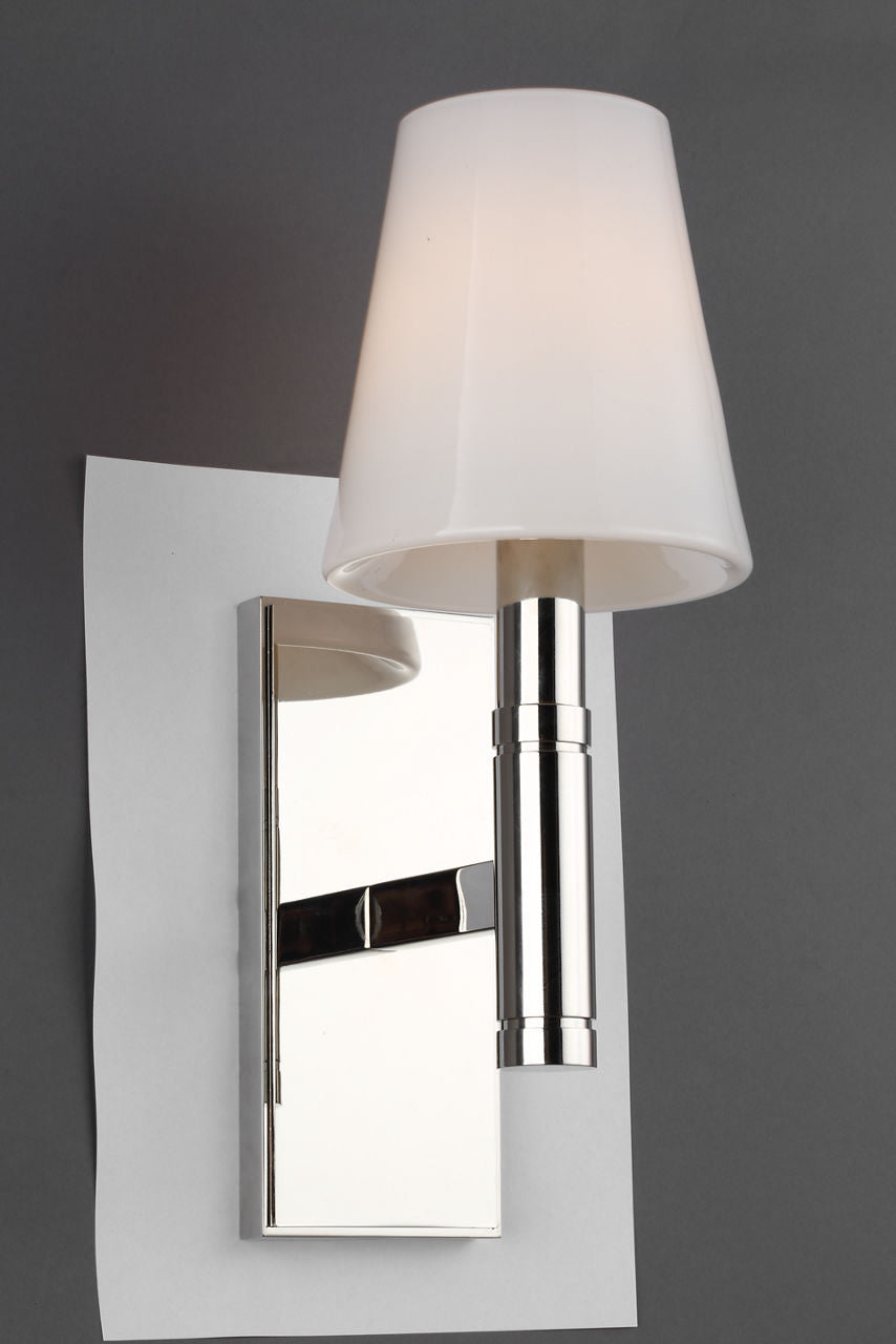 Beckham Classic Rectangular Sconce | Polished Nickel