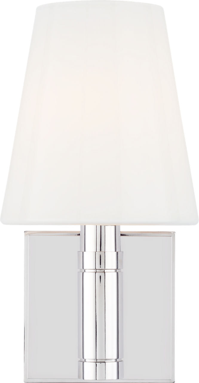 Beckham Classic Square Sconce | Polished Nickel