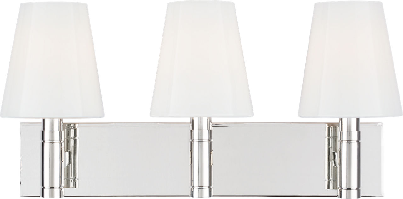 Beckham Classic 3 - Light Vanity | Polished Nickel