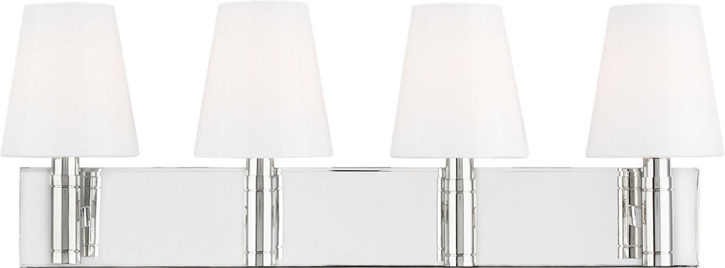 Beckham Classic 4 - Light Vanity | Polished Nickel