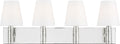 Beckham Classic 4 - Light Vanity | Polished Nickel