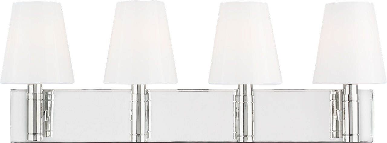 Beckham Classic 4 - Light Vanity | Polished Nickel