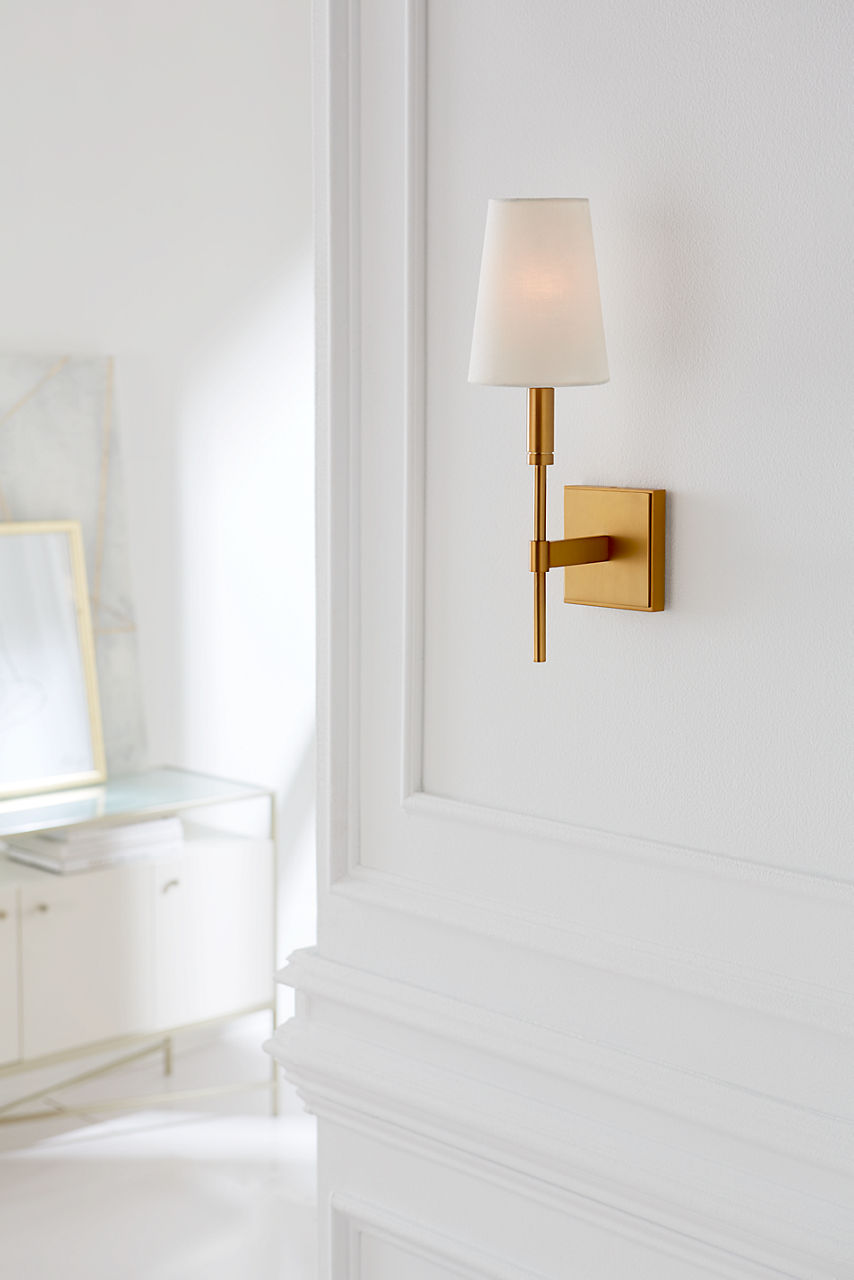 Beckham Classic Sconce | Burnished Brass