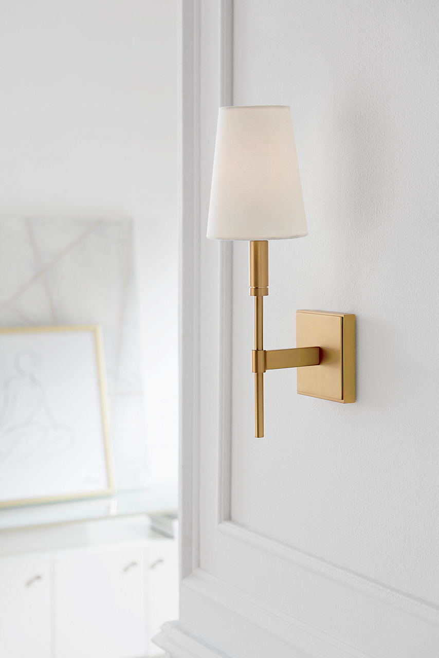 Beckham Classic Sconce | Burnished Brass